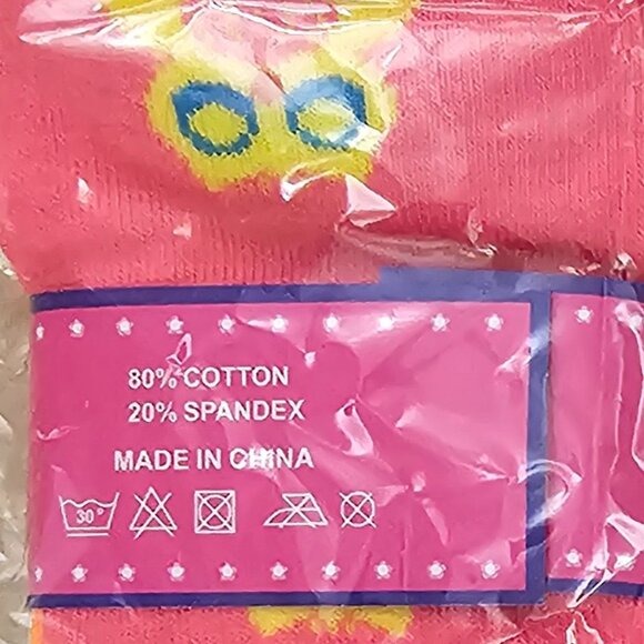 Women's Ankle Socks, Owl Print, 9-pack - Picture 5 of 5